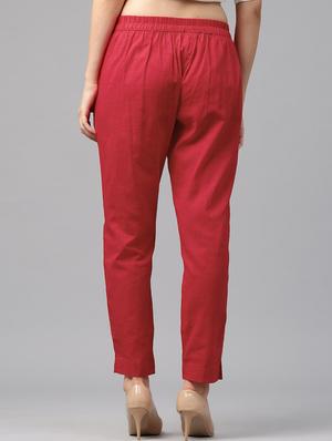 mid rise solid pleated trouser - 17819719 - Standard Image - 3