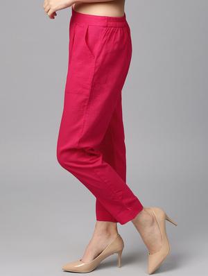 mid rise solid pleated trouser - 17819720 - Standard Image - 2