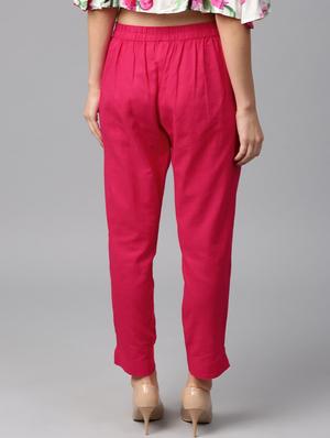 mid rise solid pleated trouser - 17819720 - Standard Image - 3