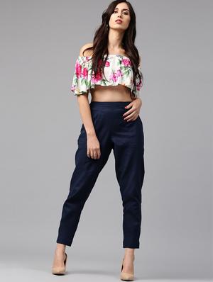 mid rise solid pleated trouser - 17819727 - Standard Image - 4