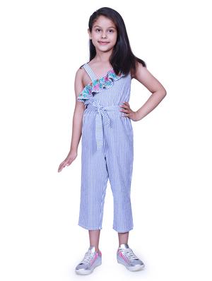 blue striped jump suit - 17819934 - Standard Image - 4
