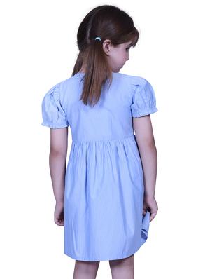 blue cotton frock - 17819935 - Standard Image - 3