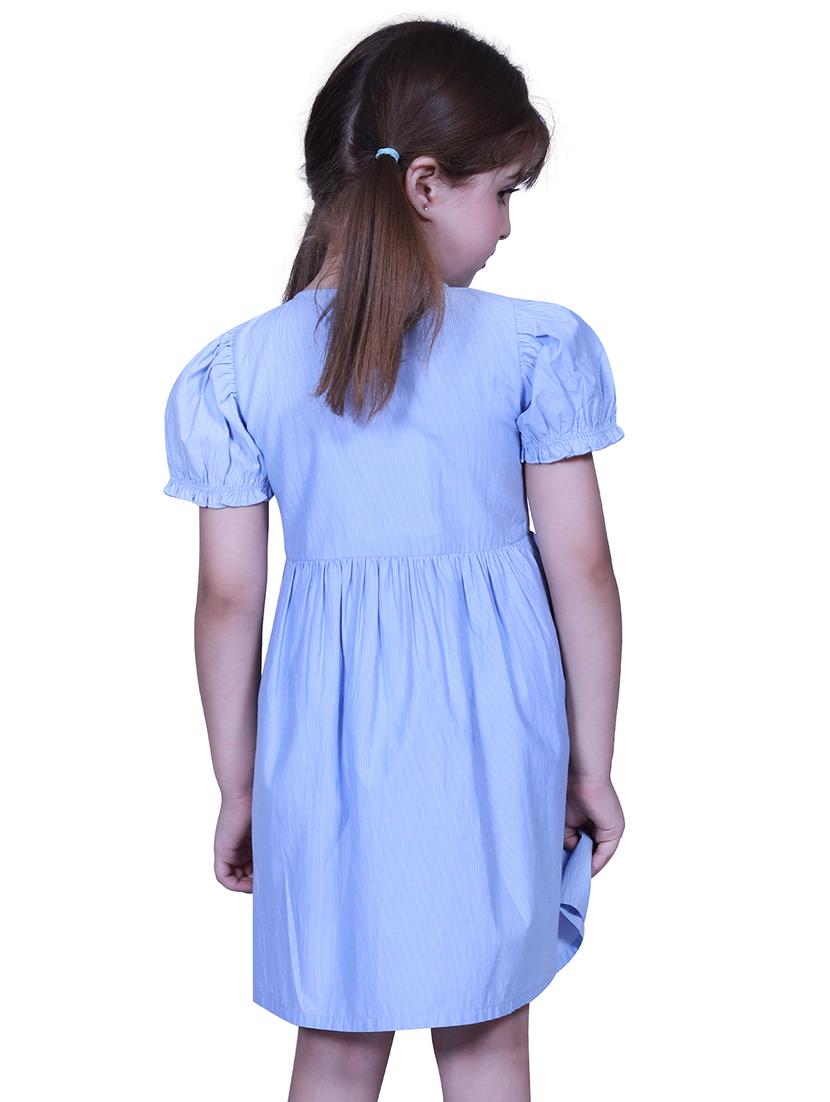 blue cotton frock - 17819935 - Zoom Image - 3