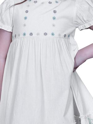 white cotton frock - 17819939 - Standard Image - 5