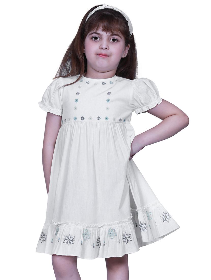 white cotton frock - 17819939 - Zoom Image - 1