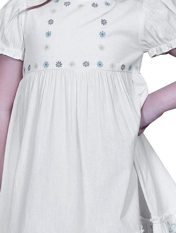 white cotton frock - 17819939 - Zoom Image - 5