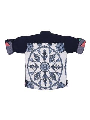 blue printed shirt - 17820093 - Standard Image - 2