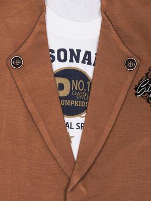 brown solid shirt - 17820103 - Standard Image - 4
