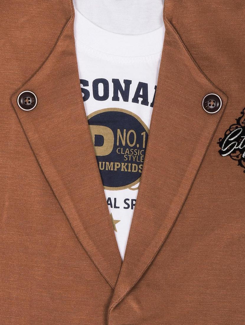 brown solid shirt - 17820103 - Zoom Image - 4