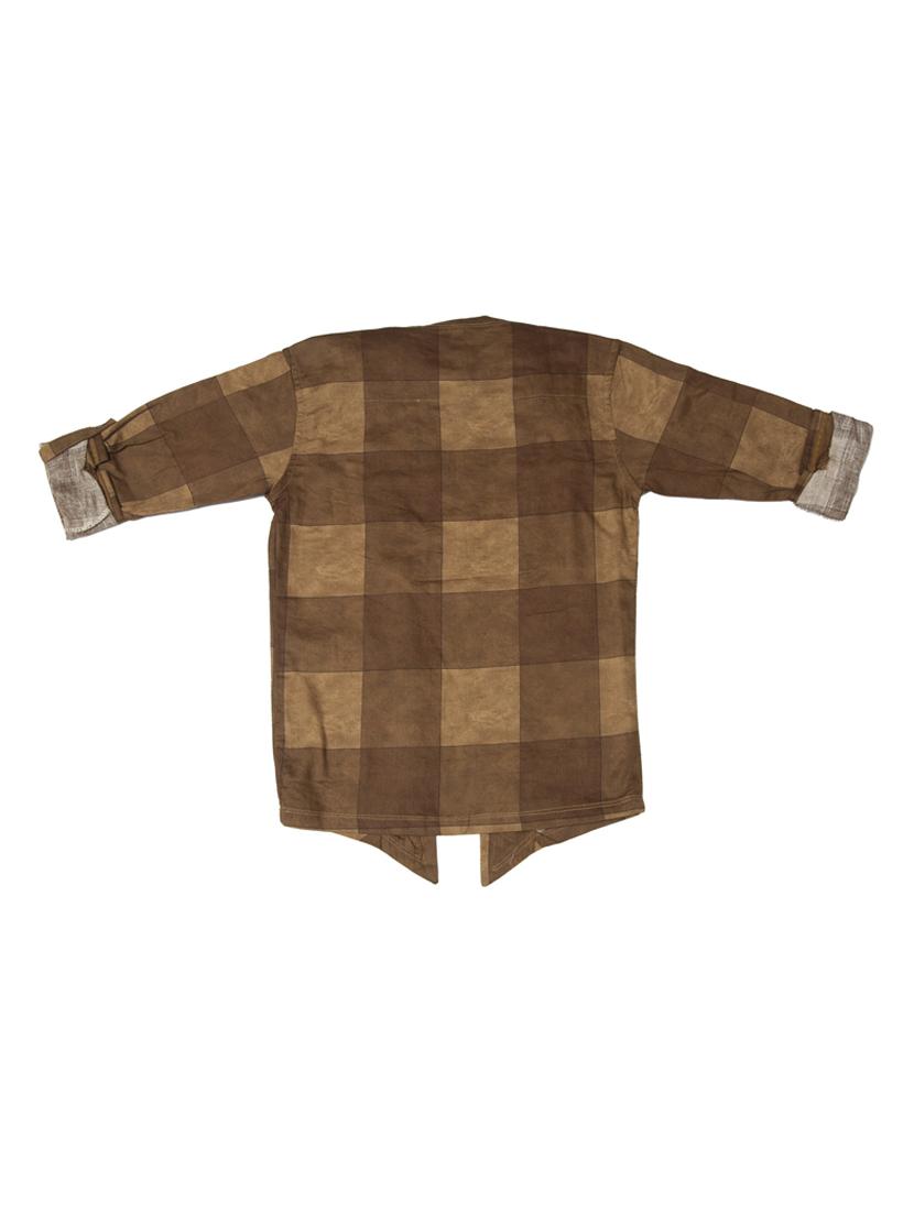 checkered shirt with graphic t-shirt - 17820144 - Zoom Image - 2