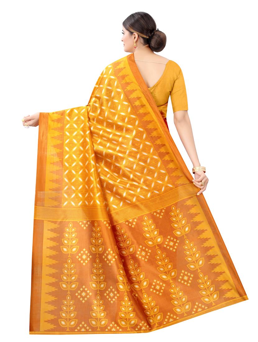 printed bhagalpuri saree with blouse - 17821619 - Zoom Image - 2
