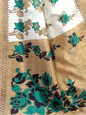 floral bhagalpuri saree with blouse - 17821624 - Standard Image - 4