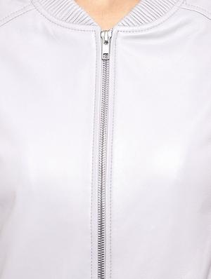 mandarin neck leather/leatherette jacket - 17821854 - Standard Image - 5