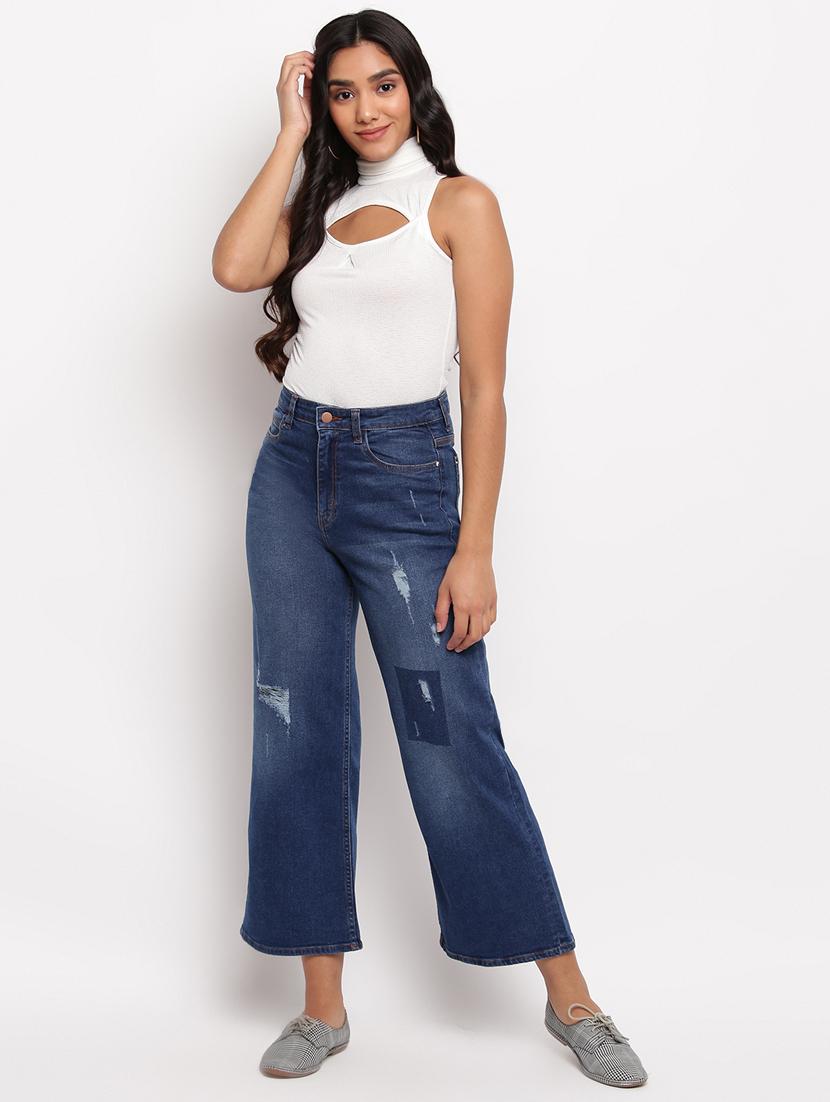 mid rise stone washed jean - 17822442 - Zoom Image - 4