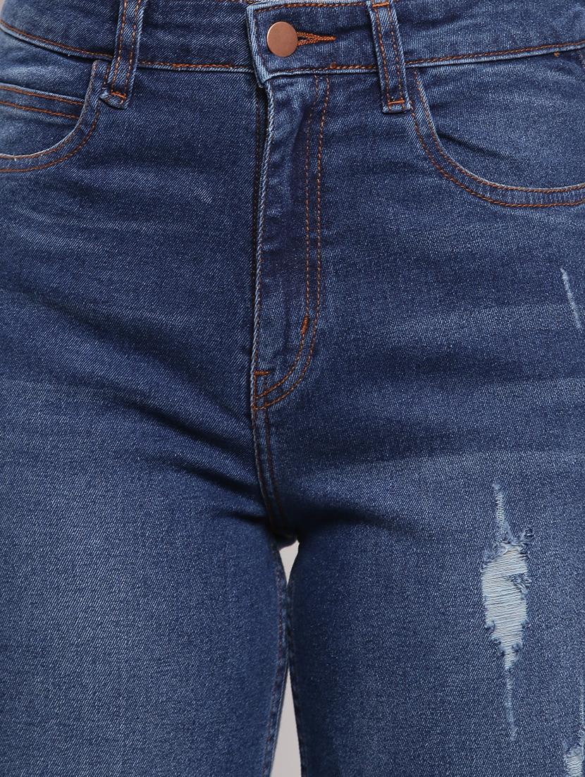 mid rise stone washed jean - 17822442 - Zoom Image - 5