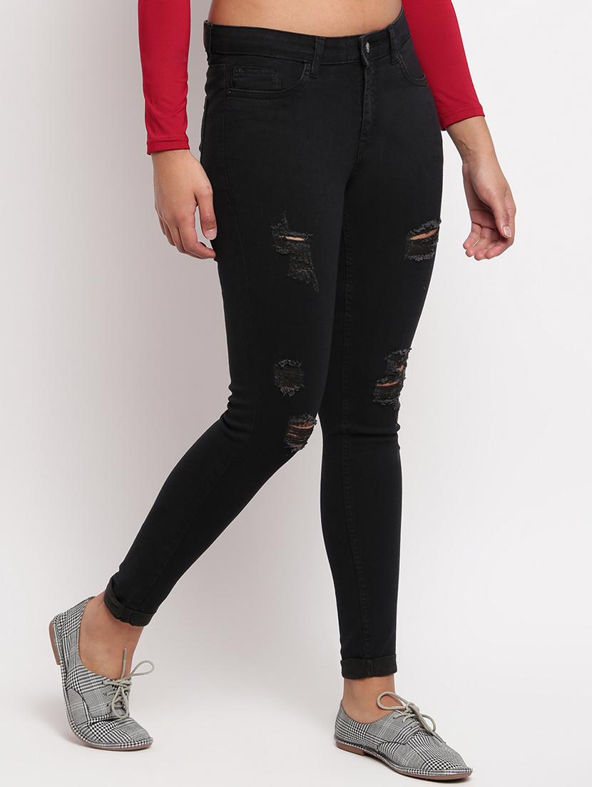 mid rise distressed jean - 17822444 - Zoom Image - 2