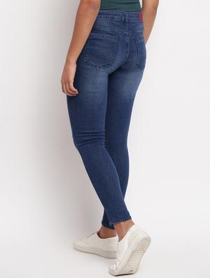 mid rise stone washed jean - 17822449 - Standard Image - 3