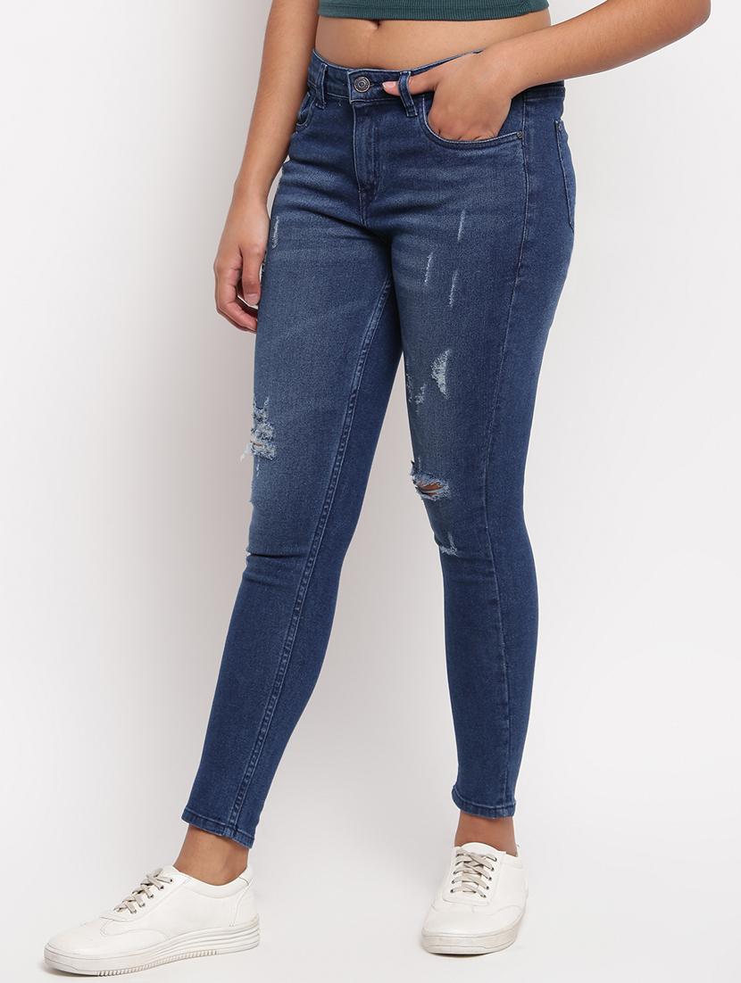 mid rise stone washed jean - 17822449 - Zoom Image - 2