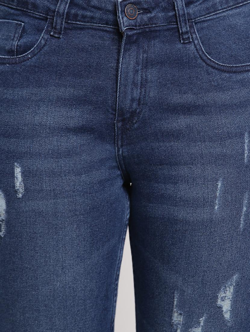 mid rise stone washed jean - 17822449 - Zoom Image - 5