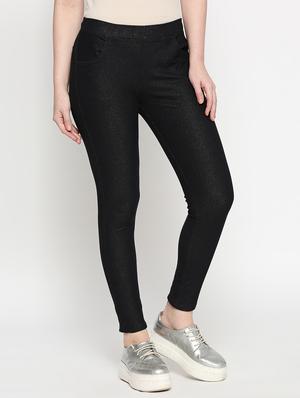high rise solid jegging - 17822480 - Standard Image - 2