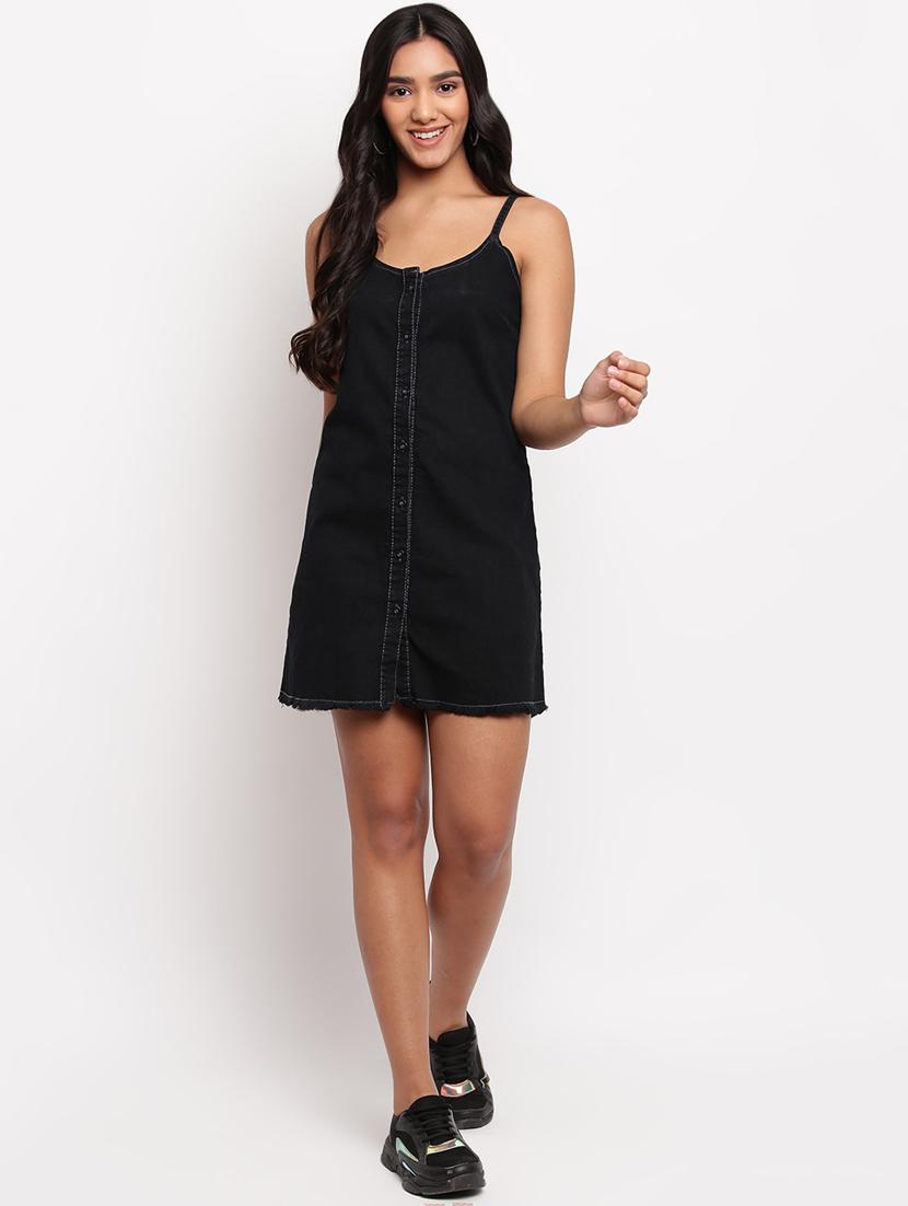 cami neck denim dress - 17822548 - Zoom Image - 4