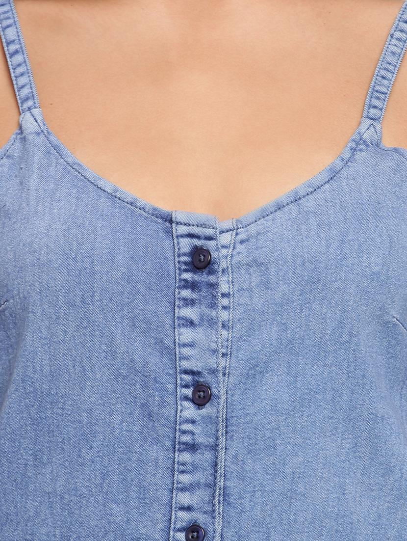 cami neck denim dress - 17822549 - Zoom Image - 5