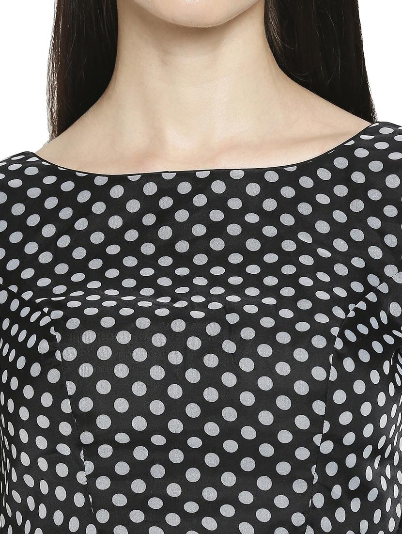 black georgette printed blouse - 17822916 - Zoom Image - 5
