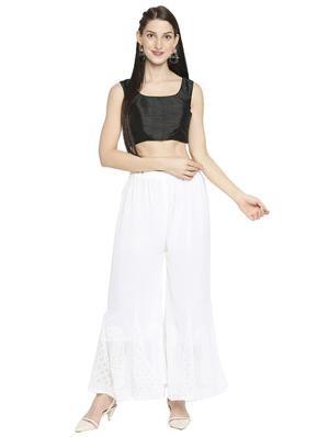 black tissue printed blouse - 17822923 - Standard Image - 4