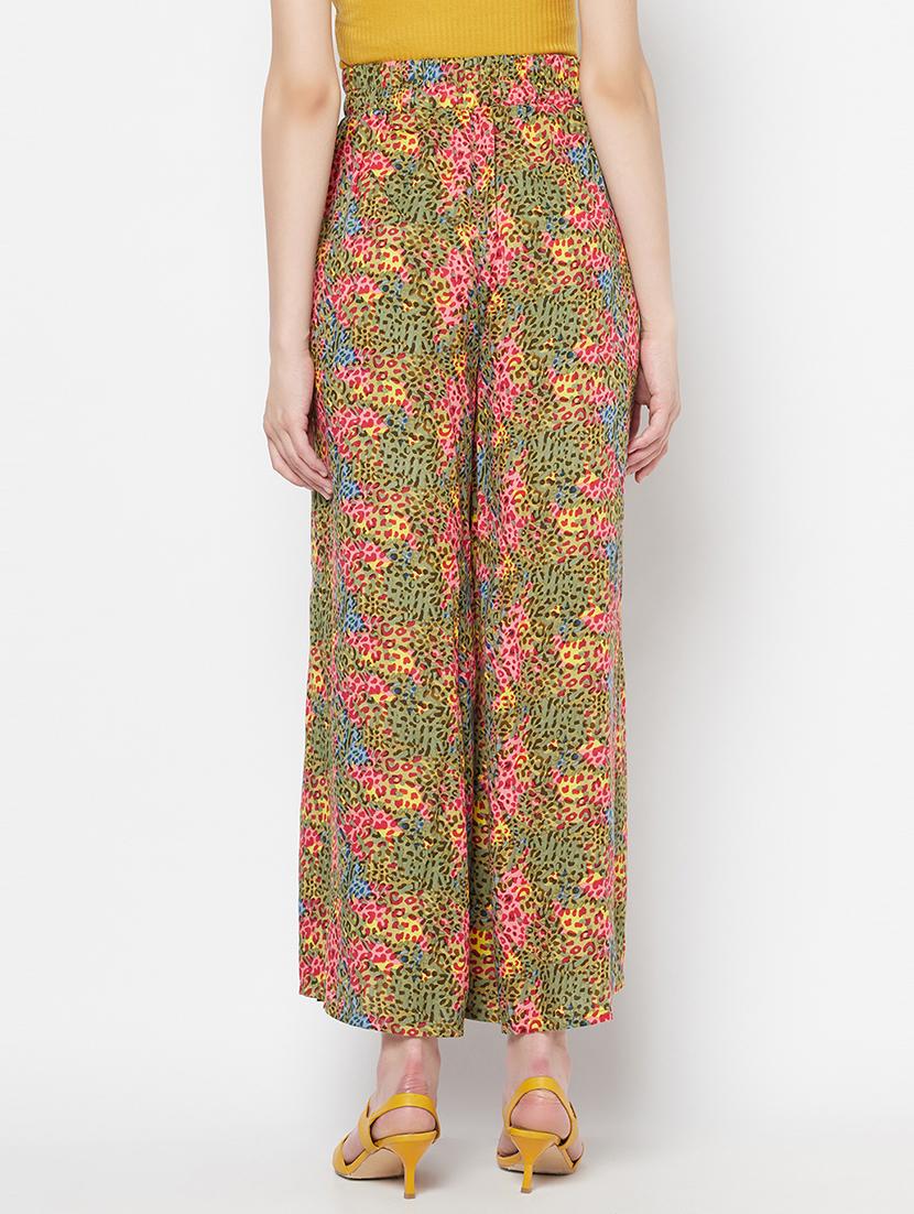 tie front printed palazzo - 17823200 - Zoom Image - 3