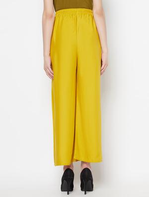 mid rise solid palazzo - 17823202 - Standard Image - 3