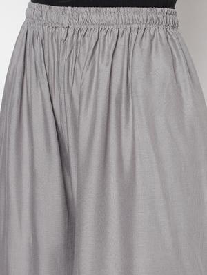 mid rise solid palazzo - 17823206 - Standard Image - 5