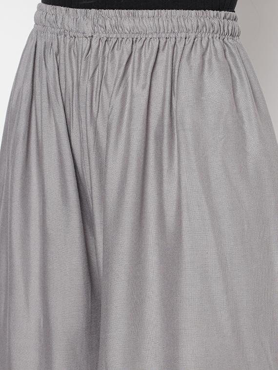 mid rise solid palazzo - 17823206 - Zoom Image - 5