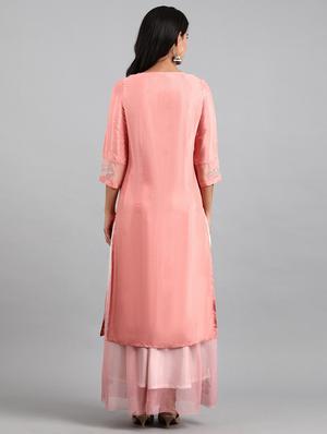 pastel straight kurta - 17823311 - Standard Image - 3