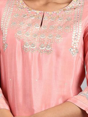 pastel straight kurta - 17823311 - Standard Image - 4