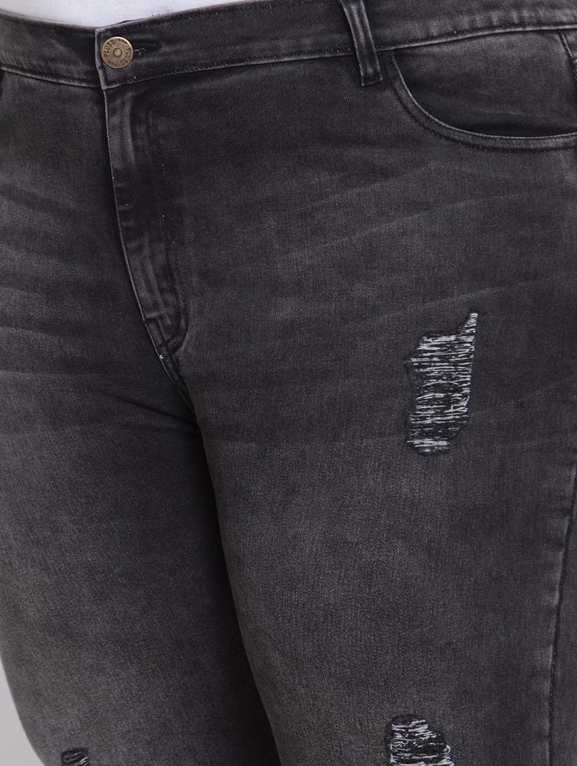 mid rise distressed denim jean - 17823494 - Zoom Image - 5