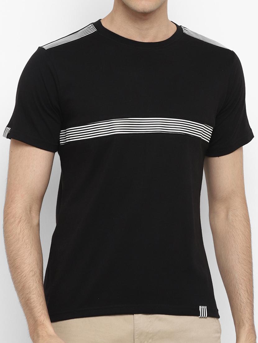 blue striped cut & sew t-shirt - 17823602 - Zoom Image - 5