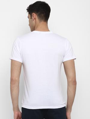 white striped cut & sew t-shirt - 17823603 - Standard Image - 3