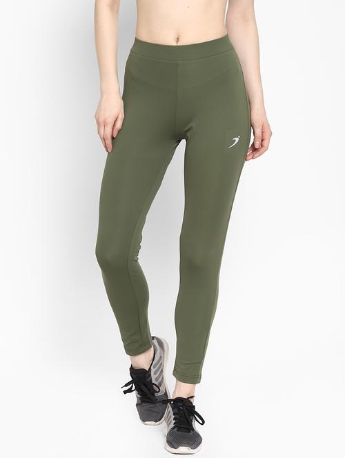 high rise solid track pant - 17823795 - Standard Image - 1