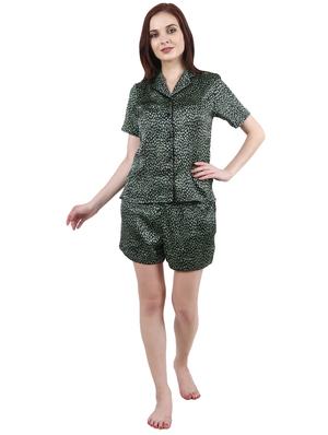 shirt collar printed shorts set - 17824370 - Standard Image - 4