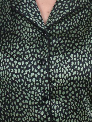 shirt collar printed shorts set - 17824370 - Standard Image - 5