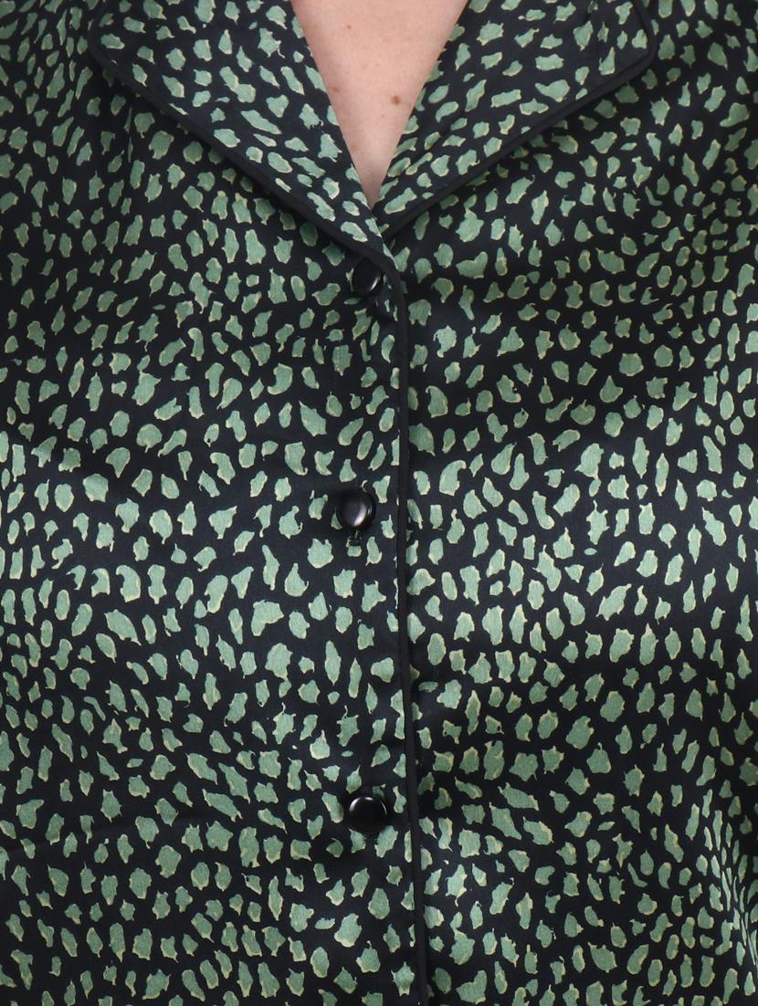 shirt collar printed shorts set - 17824370 - Zoom Image - 5