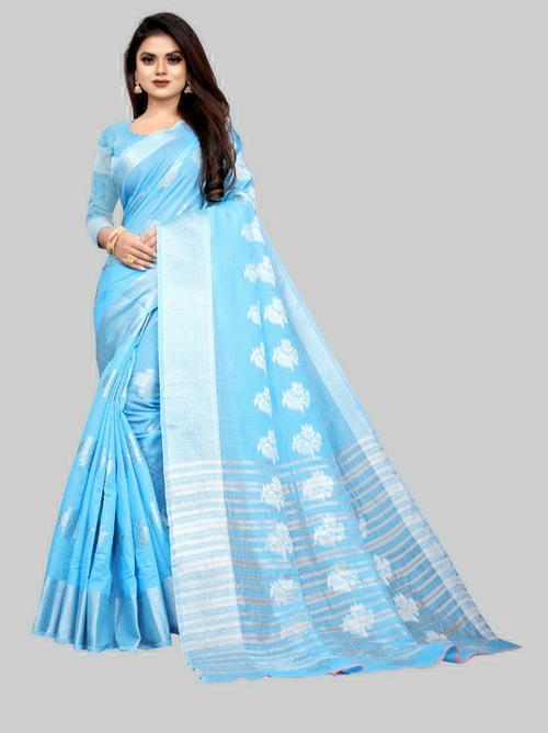 type: saree with blouse piece style: - 17825387 - Standard Image - 1