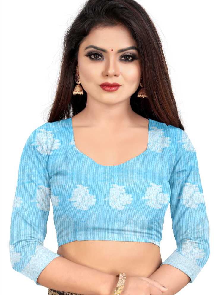 type: saree with blouse piece style: - 17825387 - Zoom Image - 2