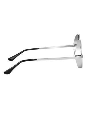 royalmede round metal sunglasses for men and women - 17825740 - Standard Image - 3