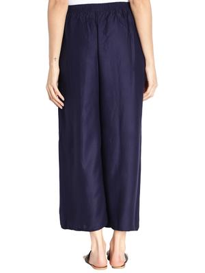 mid rise solid palazzo - 17826887 - Standard Image - 3