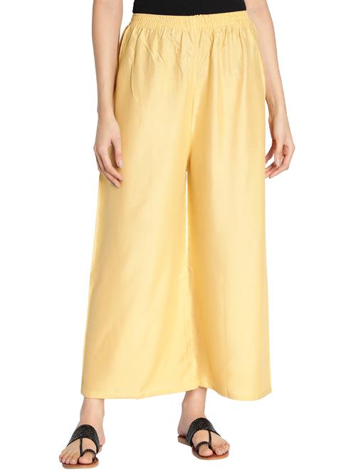 mid rise solid palazzo - 17826891 - Standard Image - 1