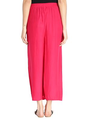 mid rise solid palazzo - 17826894 - Standard Image - 3
