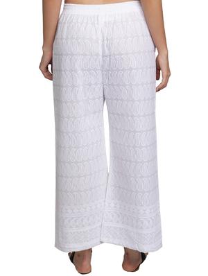 mid rise chikankari palazzo - 17826900 - Standard Image - 3