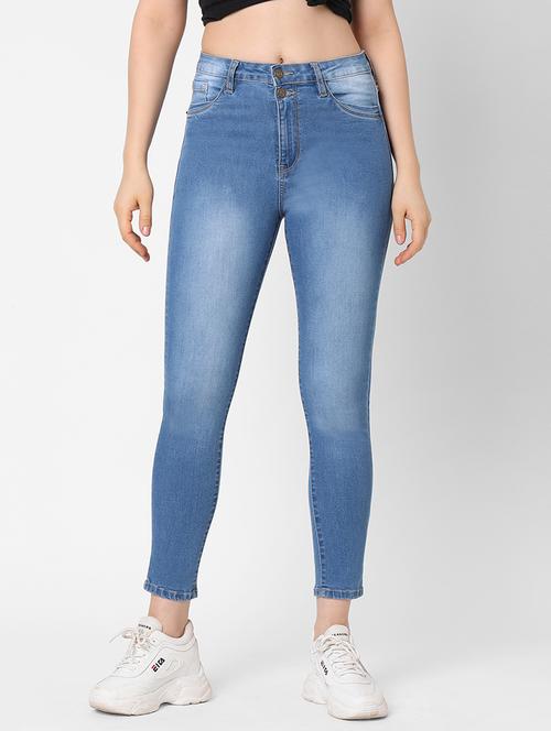 mid rise stone washed jean - 17827085 - Standard Image - 1