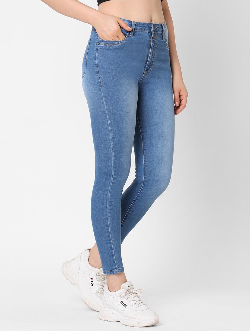 mid rise stone washed jean - 17827085 - Zoom Image - 2